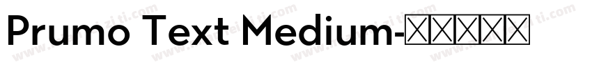 Prumo Text Medium字体转换
